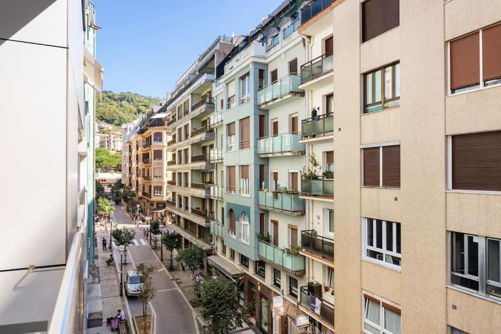 Terraza Playa Y Calle Peatonal Ess03377 San Sebastián Dış mekan fotoğraf